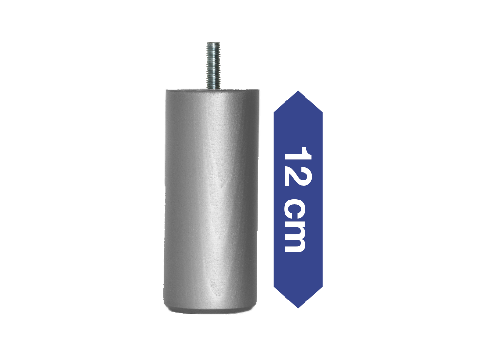 Holz rund silberfarben