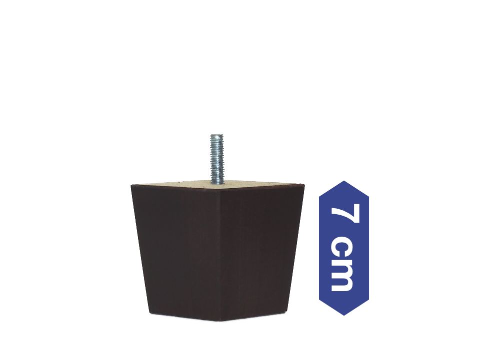 Holz Block wengefarben