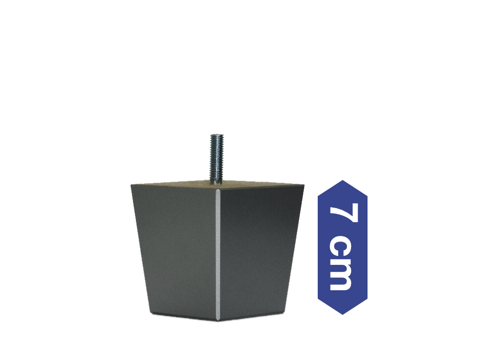 Holz Block silberfarben