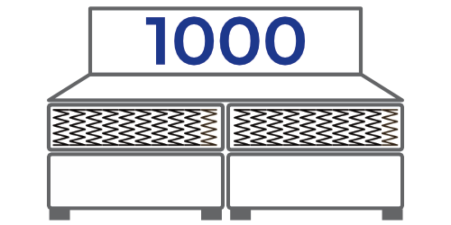 Matratzentyp 1000 Federn