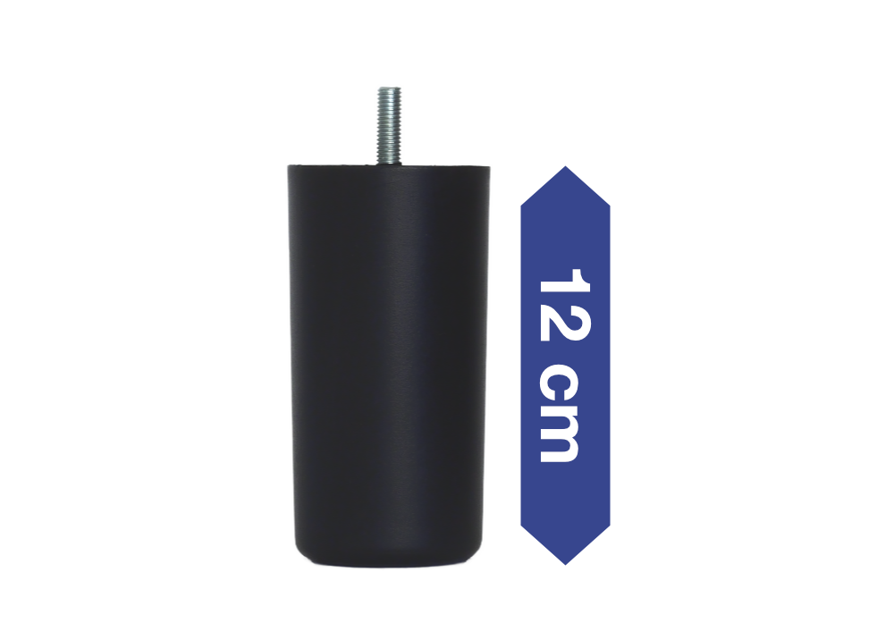 Kunststoff rund schwarz